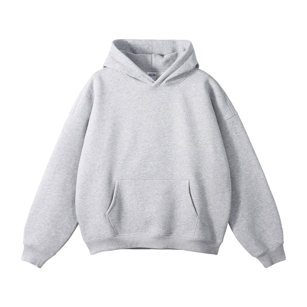 Unisex loose-fitting hoodie made of organic cotton with kangaroo pocket EVA-US