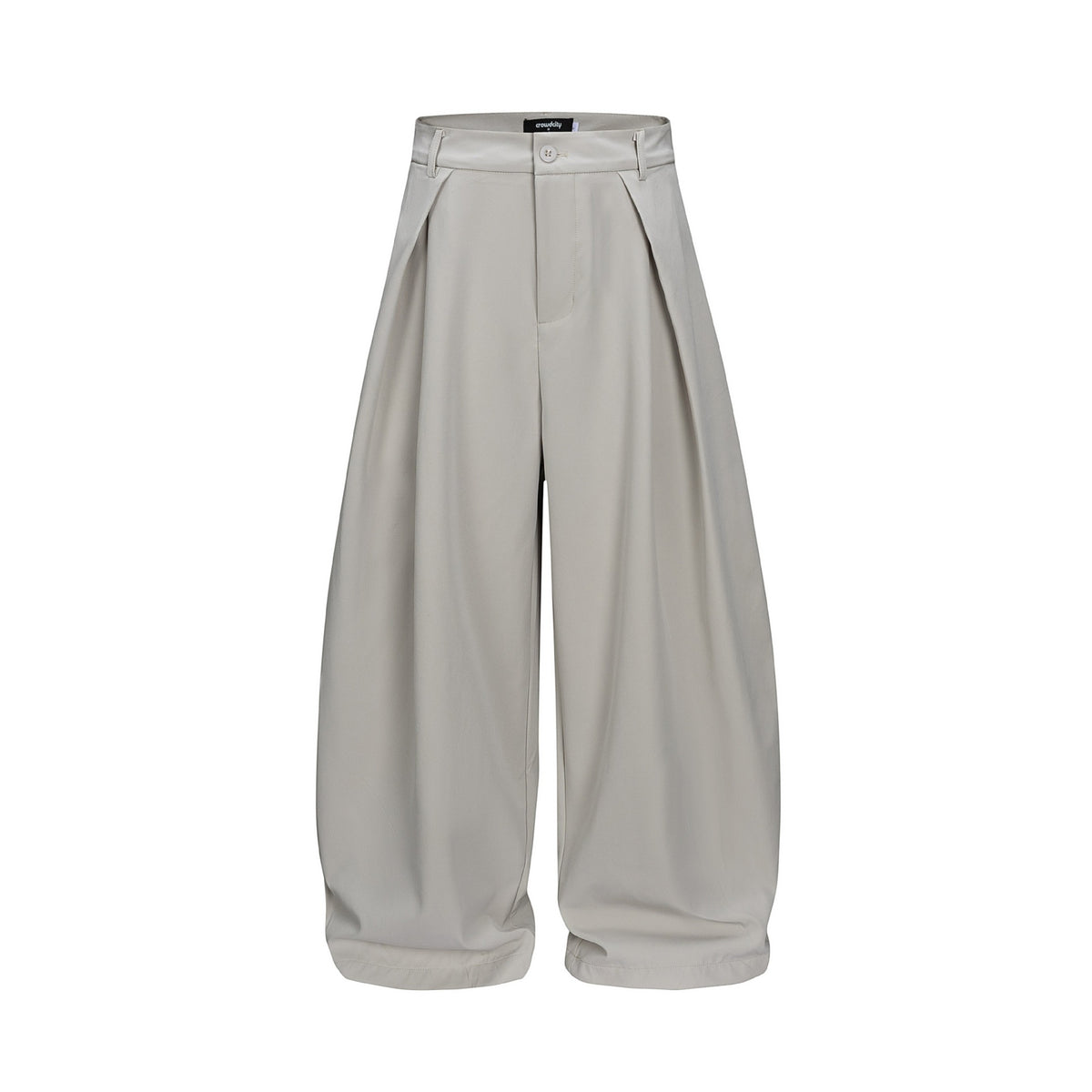 Women's wide culotte pants with high waistband, pleats, and shortened hem EVA-US