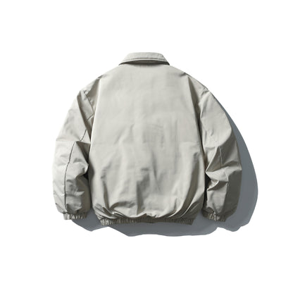 Men's Boxy Insulated Blouson with Zipper Chest Pocket EVA-US