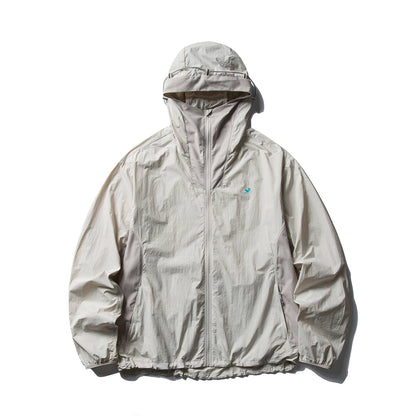 Unisex ultralight technical hoodie with windproof, water-repellent shell EVA-US