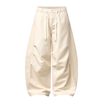 Women's Wide Cargo Bermuda with Drawstring Waist and Patch Pockets EVA-US