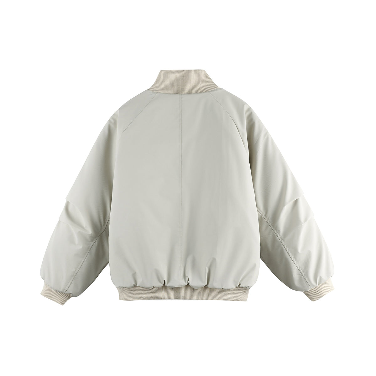 Women's Oversized Bomber Jacket EVA-US with Stand-up Collar, Padded Lining and Flap Pockets