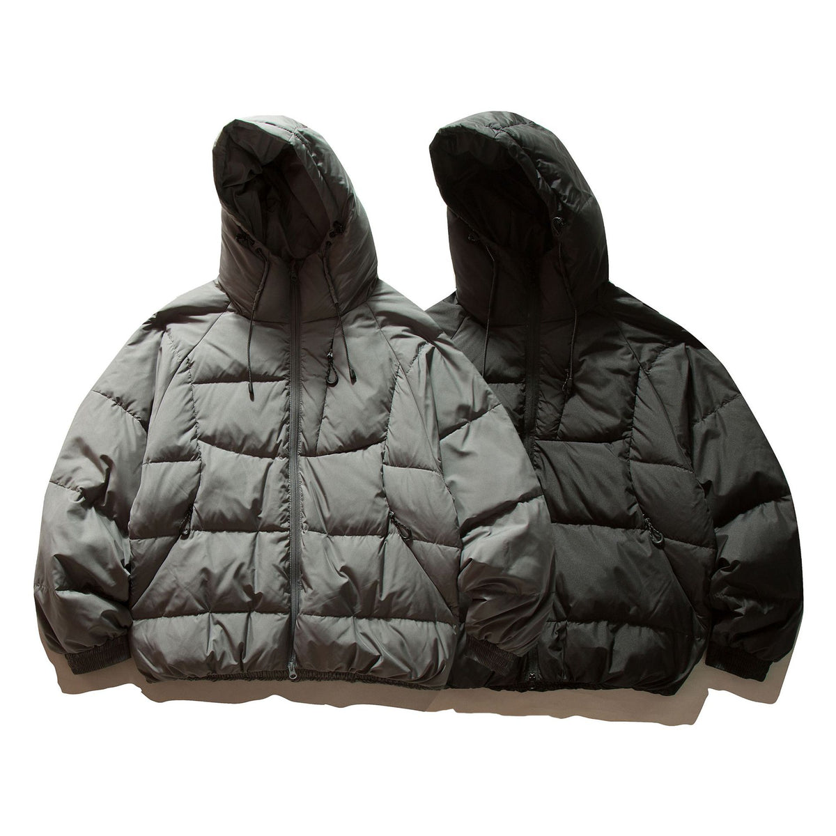 Men's Voluminous Padded Jacket with Thermo Insulation and High Hood EVA-US