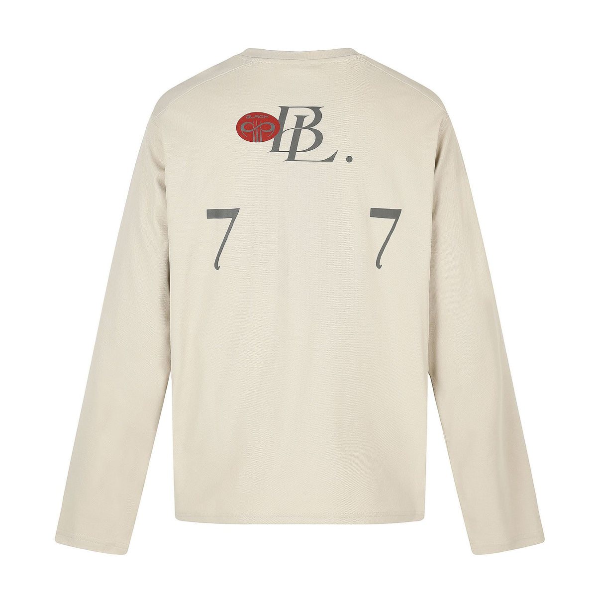 Unisex Crew Neck Sweatshirt with large typographic print and embroidered emblem EVA-US