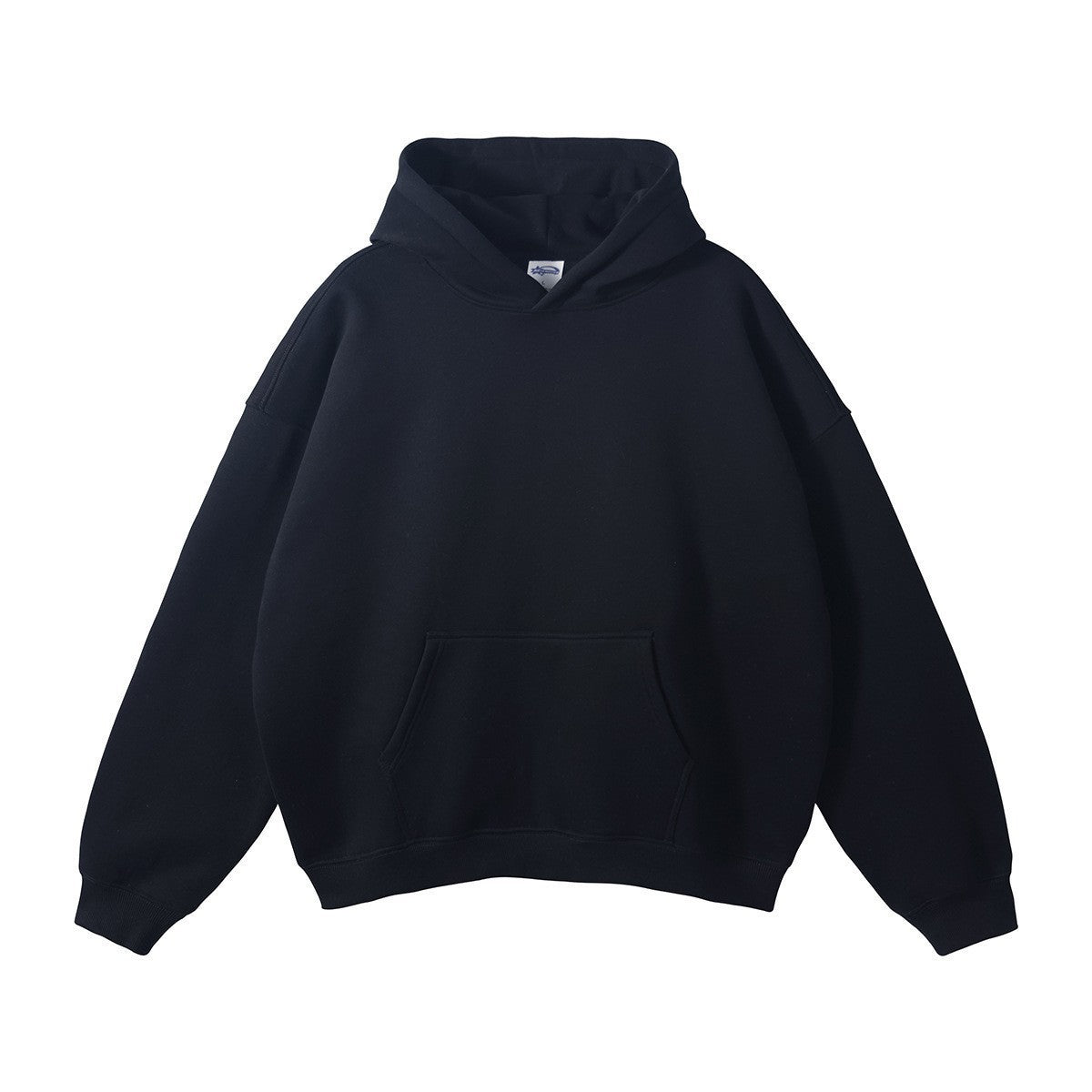 Unisex loose-fitting hoodie made of organic cotton with kangaroo pocket EVA-US