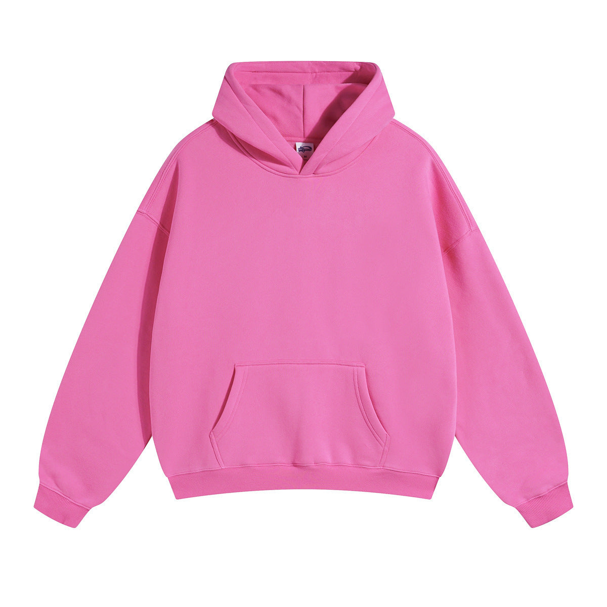 Unisex loose-fitting hoodie made of organic cotton with kangaroo pocket EVA-US