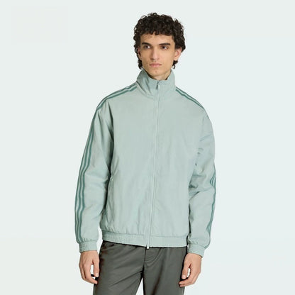Men's Lightweight Technical Windbreaker with Mesh Lining and Stand-Up Collar EVA-US