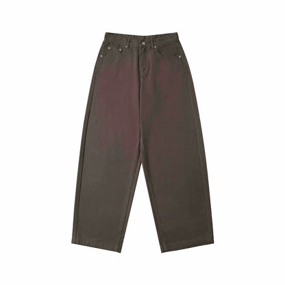 Women High-Waist Cropped Jeans with Wide Leg and Five-Pocket Details EVA-US