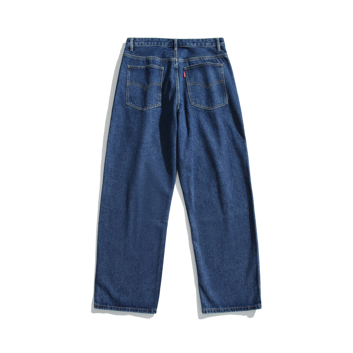 Women High-waisted straight cut Denim jeans with wide leg EVA-US