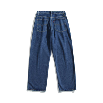 Women High-waisted straight cut Denim jeans with wide leg EVA-US