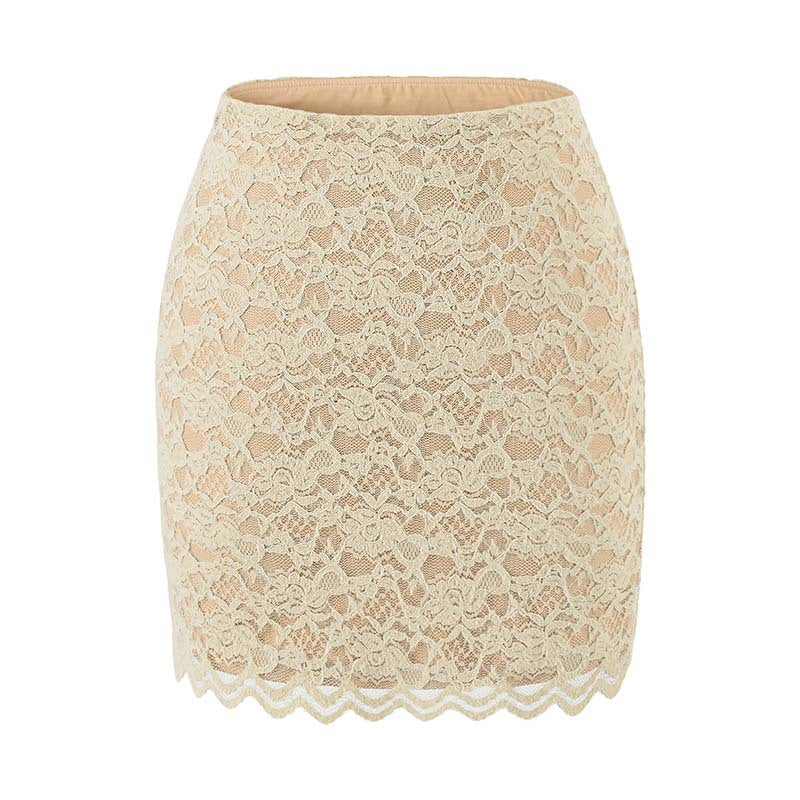 Women's Figure-hugging Lace Top with Wrap V-neck and Long Sleeves EVA-US