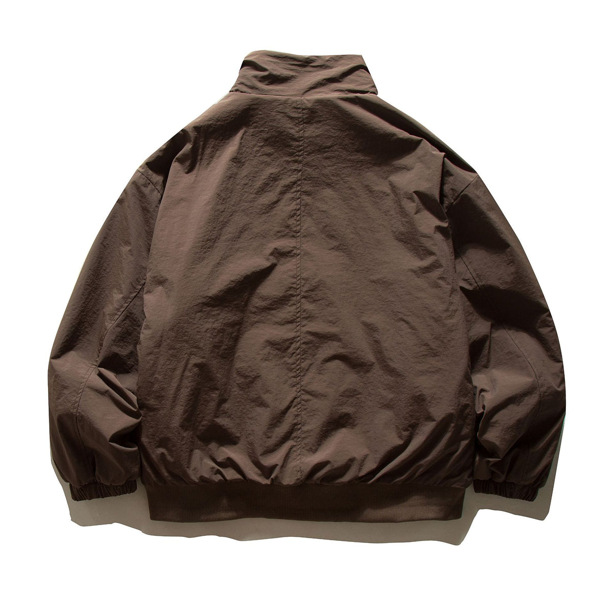 Men's short-cut thermo blouson jacket with high-collar sherpa collar EVA-US
