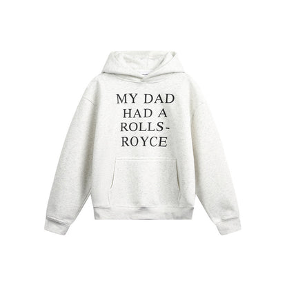 Women's hoodie with statement print and oversized cut EVA-US