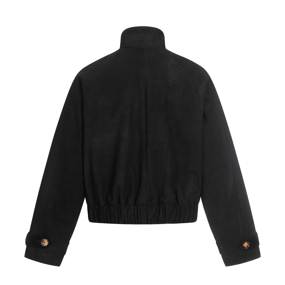 Unisex Short Cut Boxy Blouson with Toggle Closures and Adjustable Cuffs EVA-US