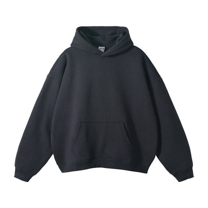Unisex loose-fitting hoodie made of organic cotton with kangaroo pocket EVA-US