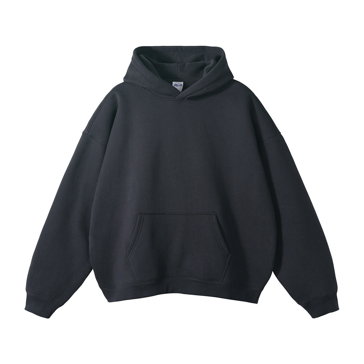 Unisex loose-fitting hoodie made of organic cotton with kangaroo pocket EVA-US