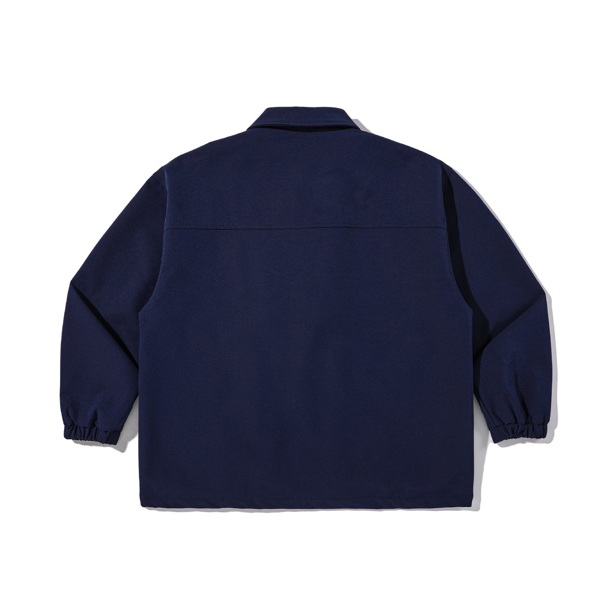 Men's Robust Canvas Utility Jacket with Snap Button Front and Elastic Cuffs EVA-US