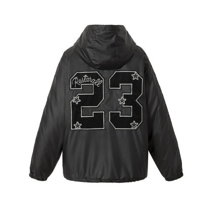 Unisex Boxy-padded Hoodie with Embroidered Coat of Arms EVA-US