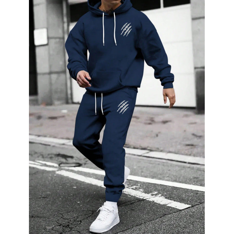 Men's tracksuit with modern graphic design and practical pockets EVA-US