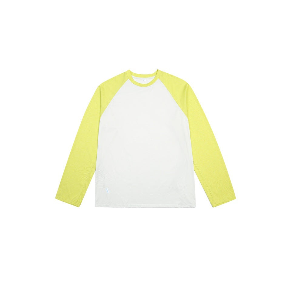 Unisex Raglan-Long Sleeve Shirt made of lightweight cotton blend with waffle texture EVA-US