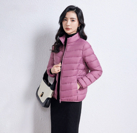 Women's Ultra-light Quilted Hooded Jacket with Ultra-flat Thermal Wadding EVA-US