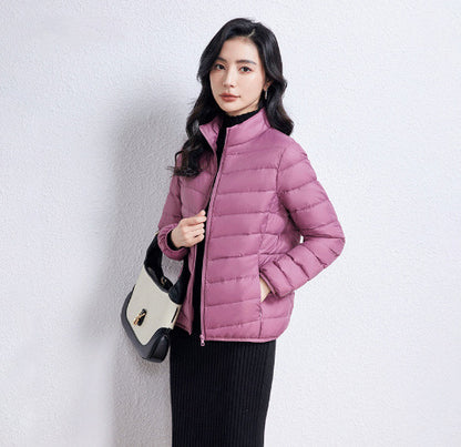 Women's Ultra-light Quilted Hooded Jacket with Ultra-flat Thermal Wadding EVA-US