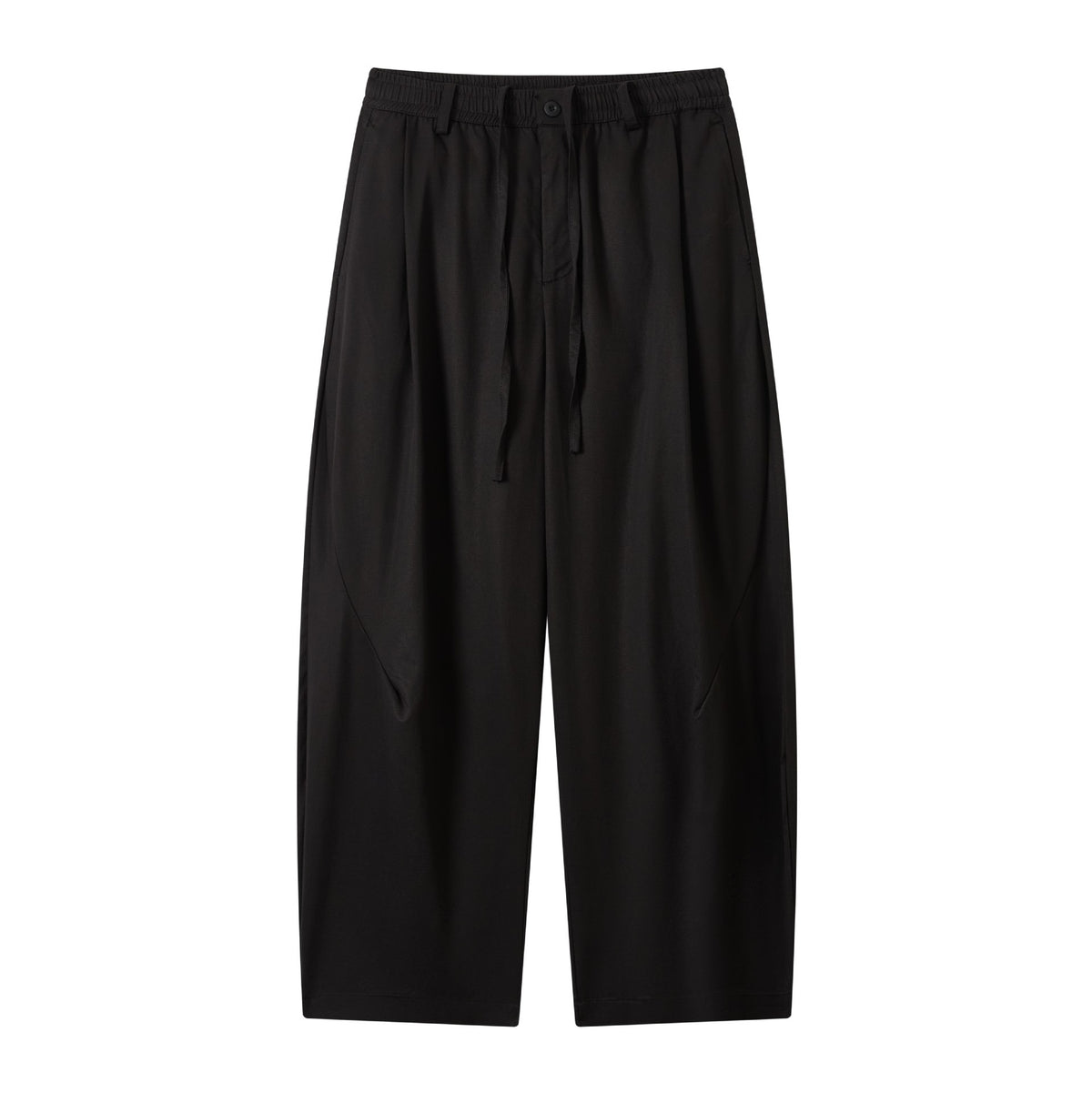 Women's wide culotte pants with elastic waistband and drawstring EVA-US