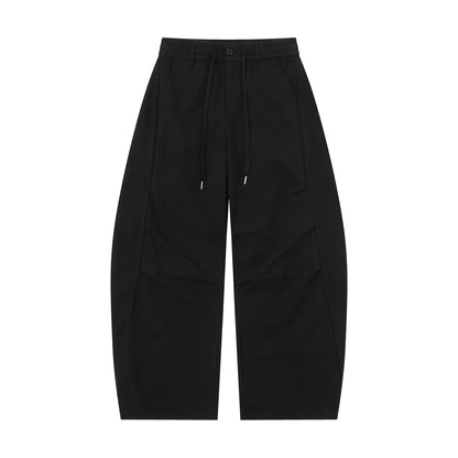 Women's Wide Cargo Bermuda with Drawstring Waist and Patch Pockets EVA-US