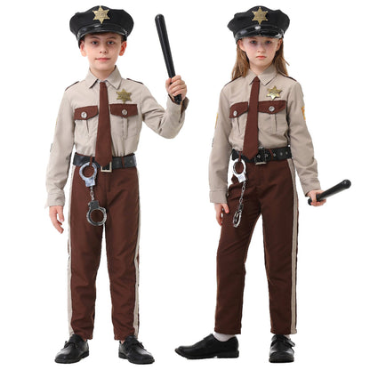 Boys Police Costume with Accessories EVA-US