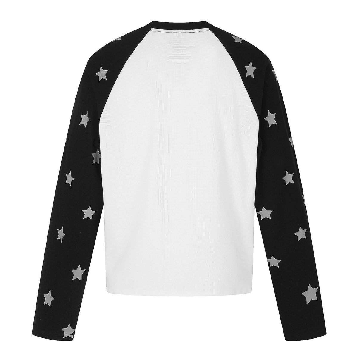 Unisex Raglan Sweatshirt with Star Sleeves and Vintage Cowboy Print EVA-US