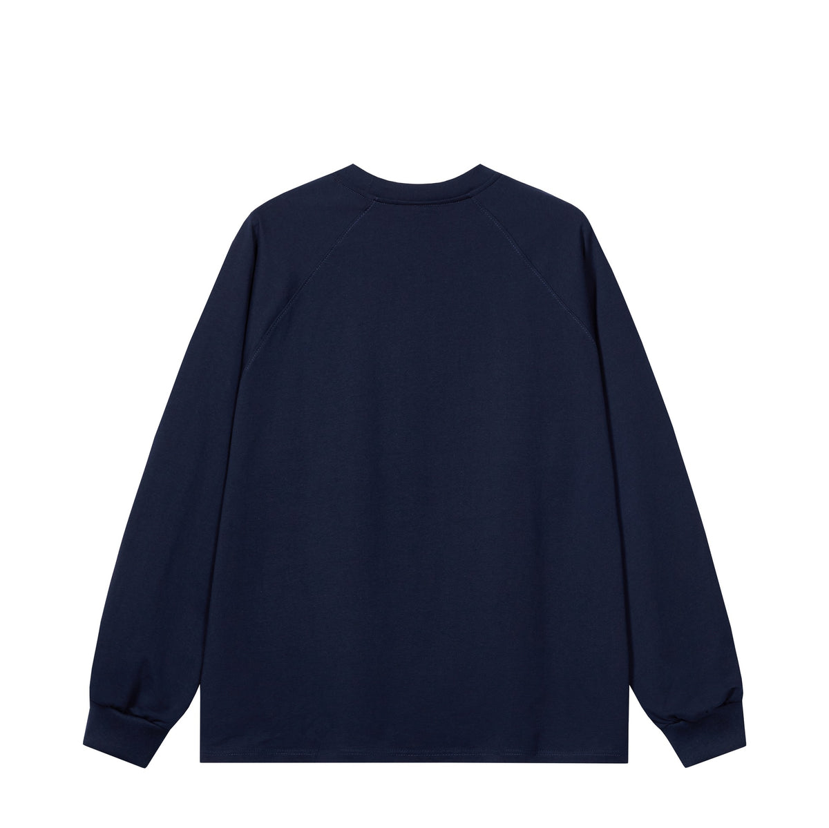 Unisex Oversize Sweatshirt in Retro Sports Style with Raglan Sleeves and Contrast Piping EVA-US