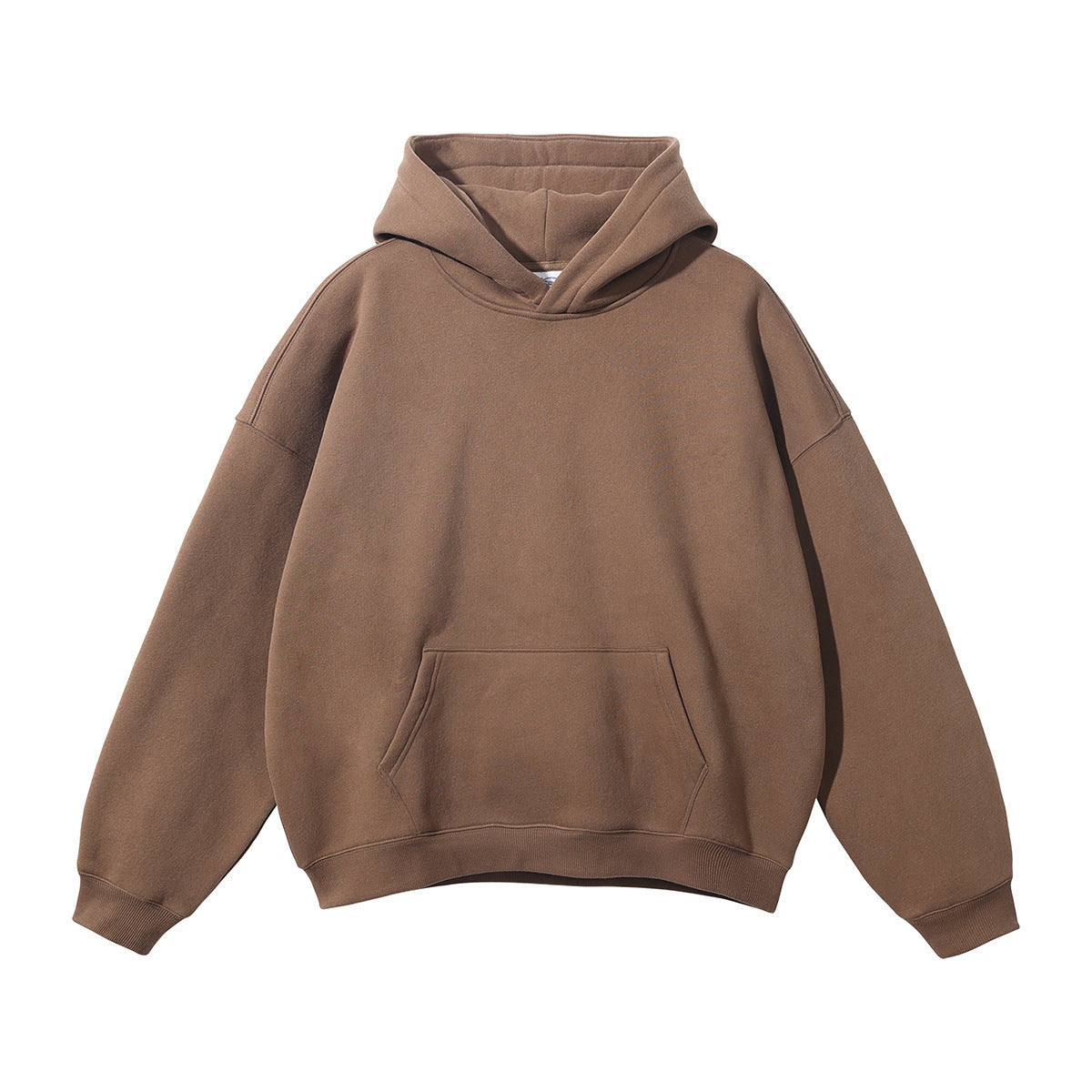 Unisex loose-fitting hoodie made of organic cotton with kangaroo pocket EVA-US