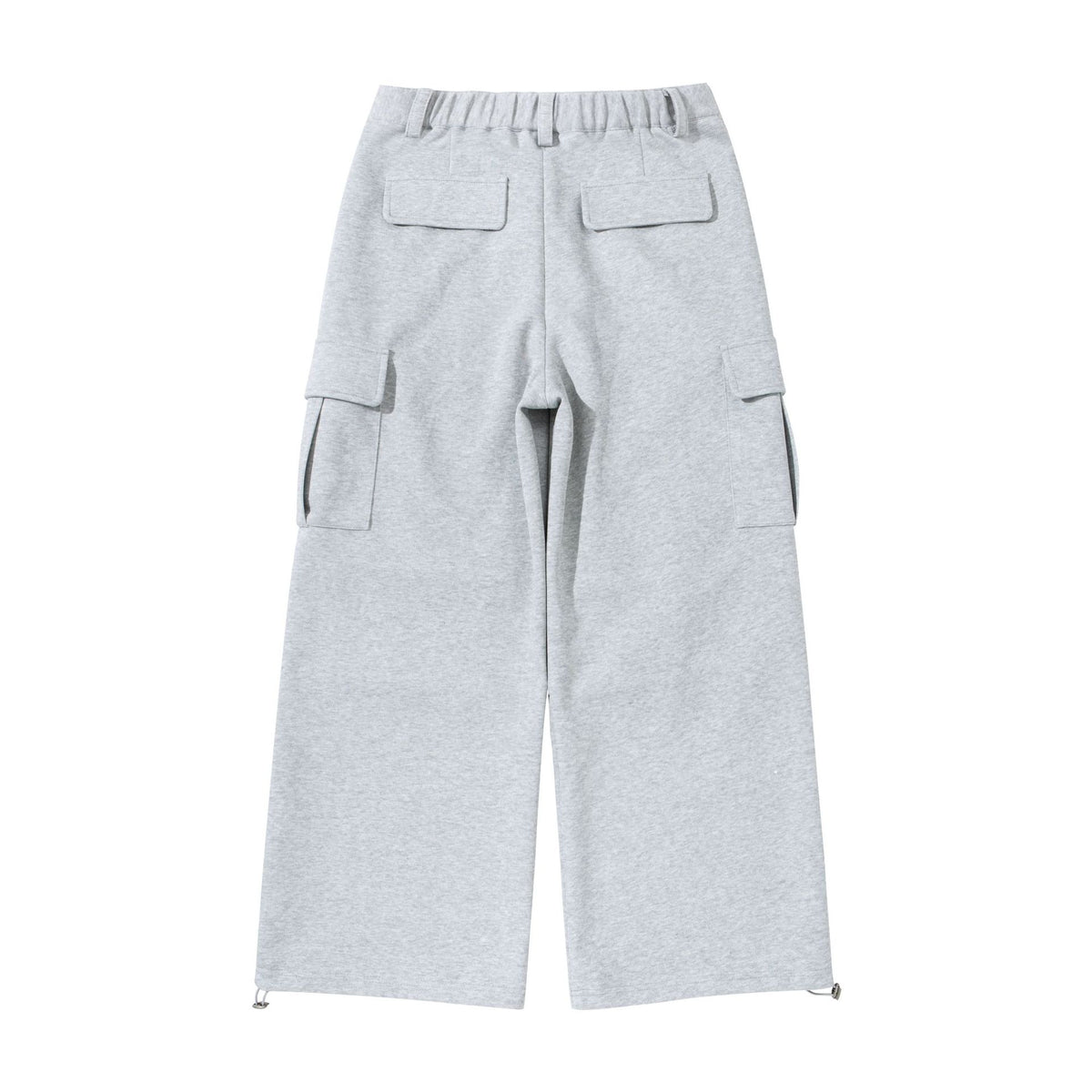 Ladies cargo lounge pants with wide leg, flap pockets and drawstring hem EVA-US