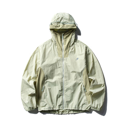 Unisex ultralight technical hoodie with windproof, water-repellent shell EVA-US