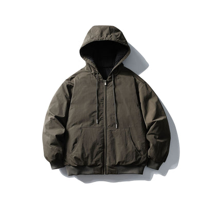 Unisex Boxy padded hoodie with kangaroo pocket and ribbed cuffs EVA-US