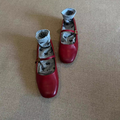 Ladies elegant Mary Janes with comfortable sole and adjustable strap EVA-US