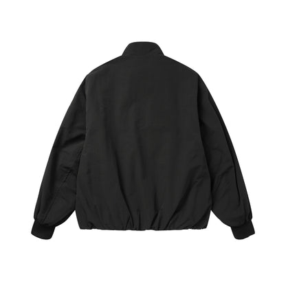Unisex Light Windbreaker Jacket with High Stand-up Collar and Functional Pockets EVA-US