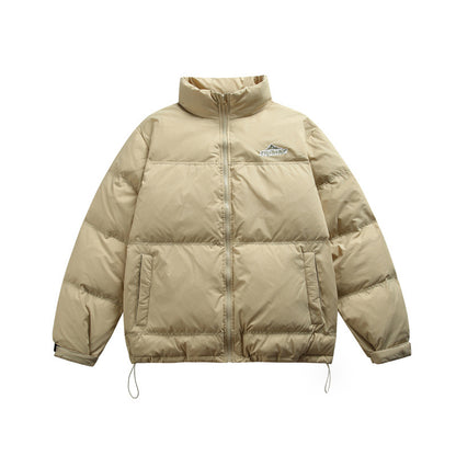 Unisex Boxy-padded thermal jacket with drawstring hem and stand-up collar EVA-US