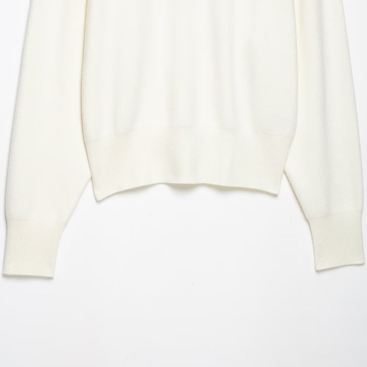 Women's chunky knit pullover with half zipper, stand collar and dropped shoulders EVA-US