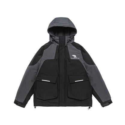 Men's Urban Tech Parka with utility pockets, reflective details, and adjustable hem EVA-US