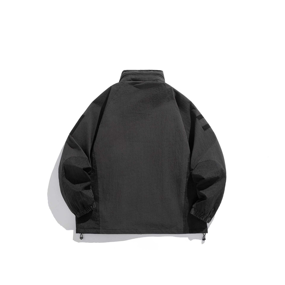 Men's Utility Hooded Parka with Concealed Zippers and Multifunctional Pockets EVA-US