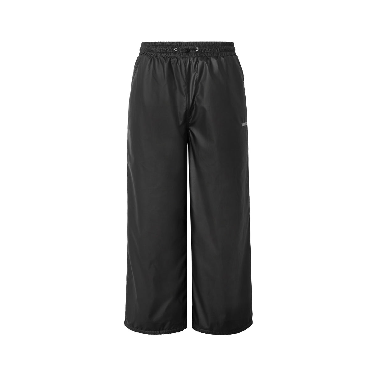 Unisex Loose Technical Nylon Training Pants with Elastic Drawstring and Side Inserts EVA-US