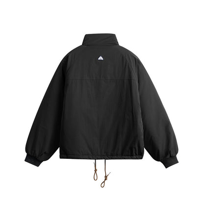 Unisex Short cut boxy padded jacket with drawstring and raglan sleeves EVA-US