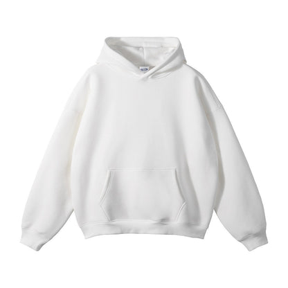 Unisex loose-fitting hoodie made of organic cotton with kangaroo pocket EVA-US