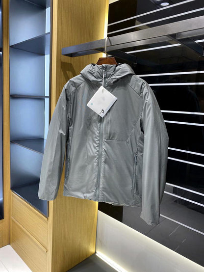 Women Lightweight Padded Hooded Jacket with Minimalist Outdoor Insulation EVA-US