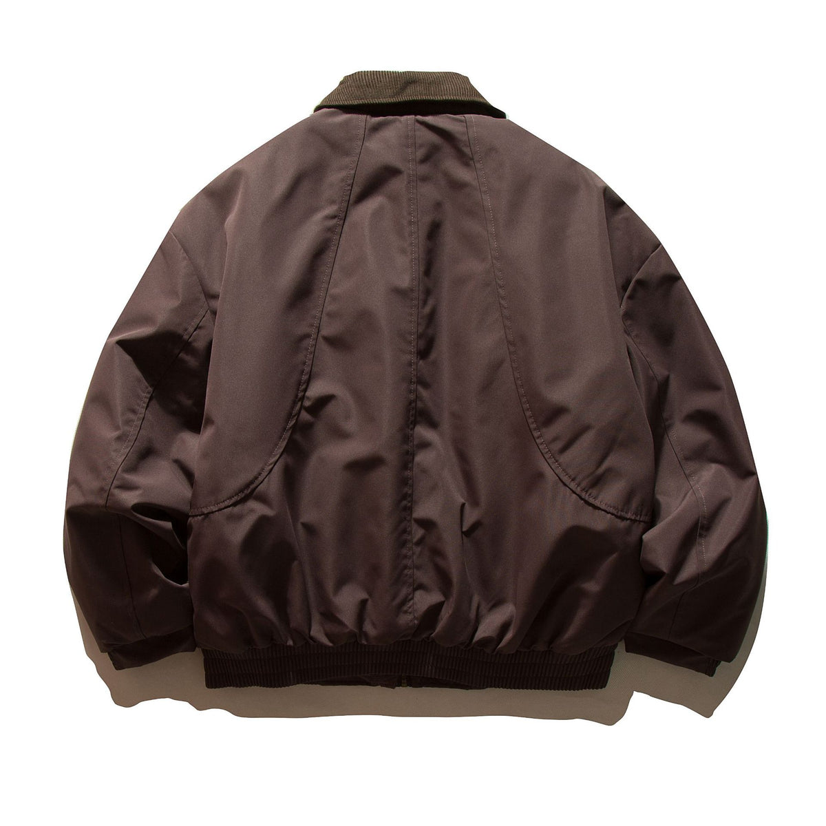 Men's short-cut thermal insulated field blouson with cord collar and spacious flap pockets EVA-US