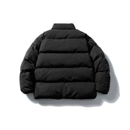 Men's Padded Boxy Jacket with Knot Toggle and Minimalist Outer Shell EVA-US