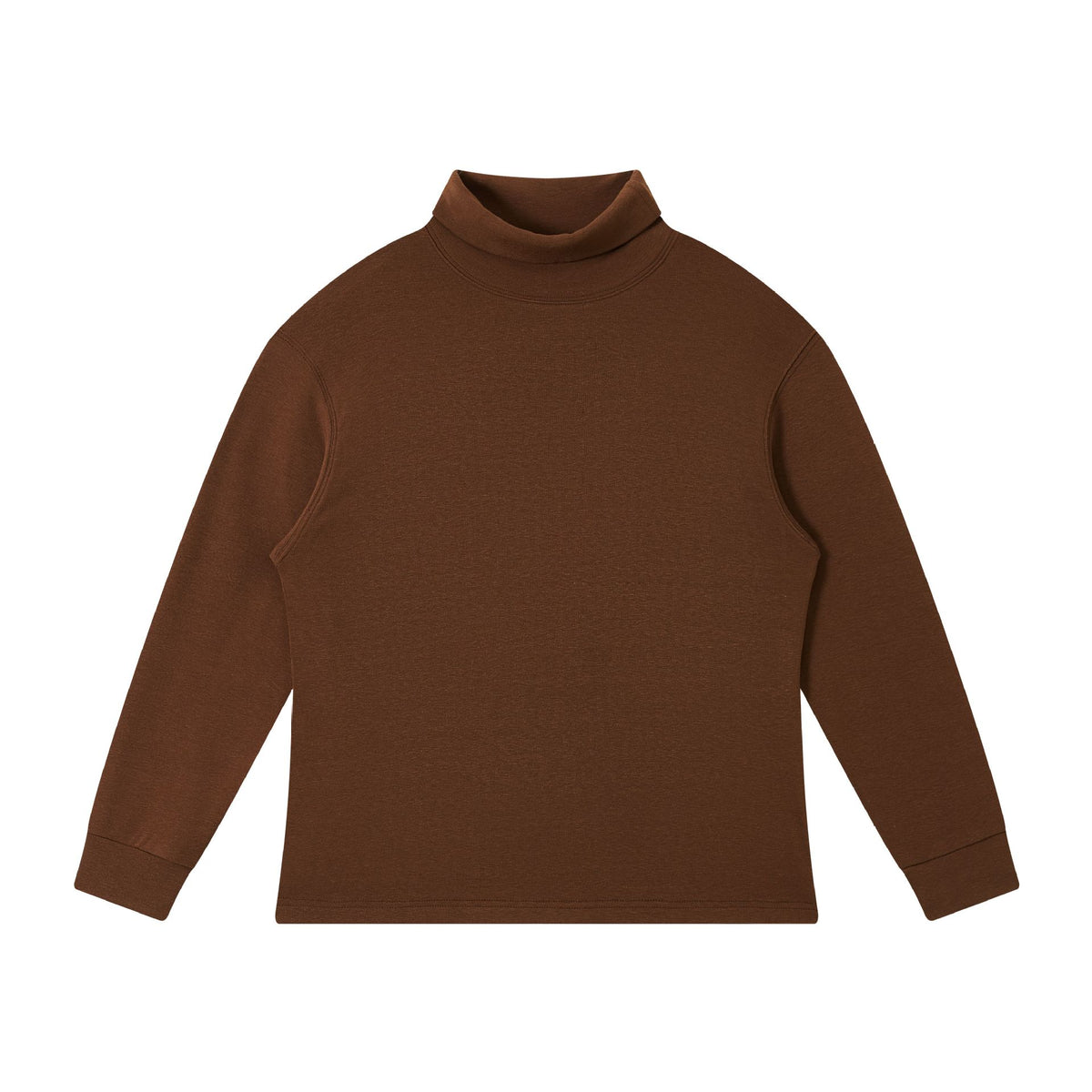Women finely structured turtleneck sweater made of cotton blend with raglan sleeves EVA-US