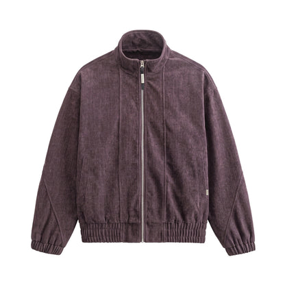 Unisex Boxy Bomber Jacket made of structured denim look with high standing collar EVA-US