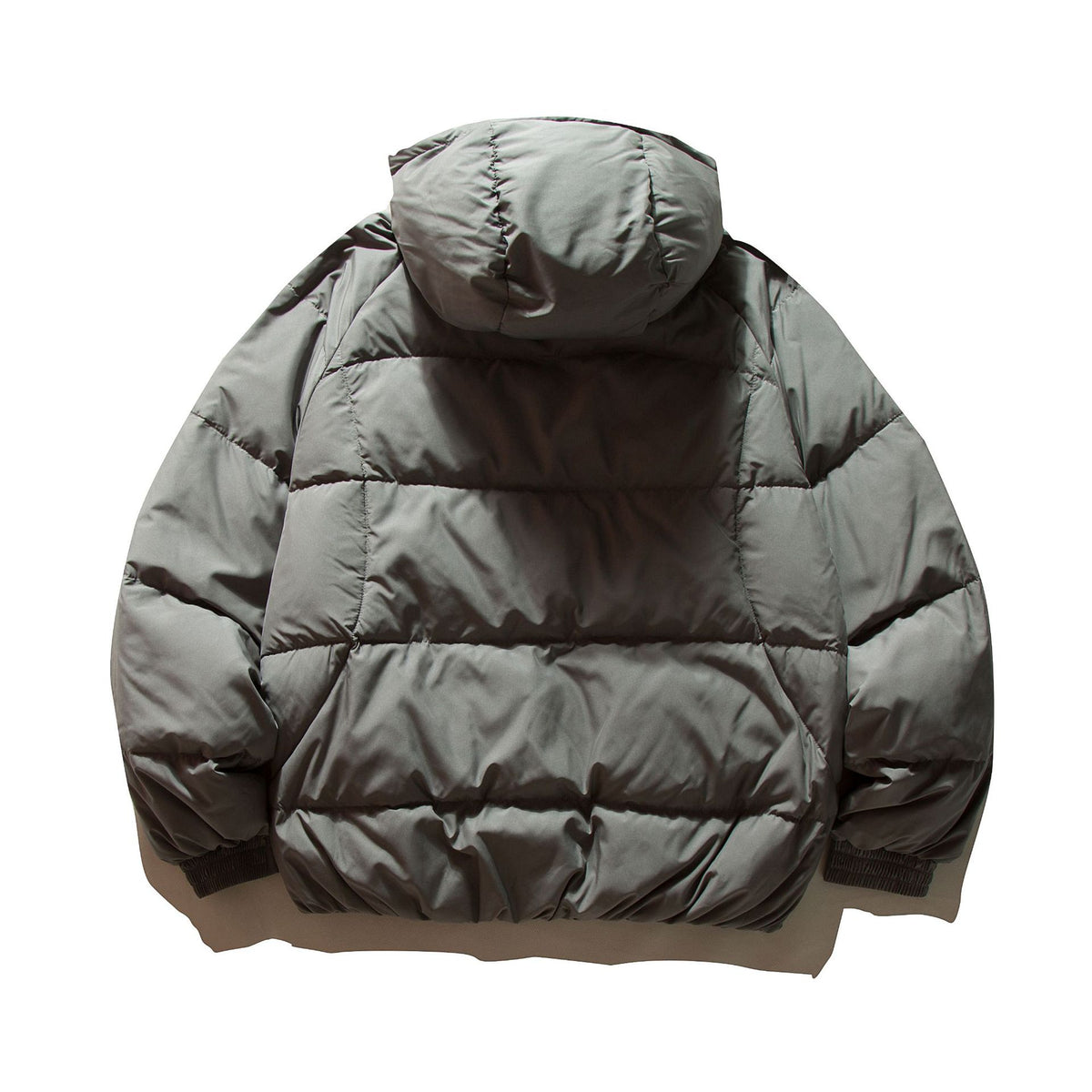 Men's Voluminous Padded Jacket with Thermo Insulation and High Hood EVA-US